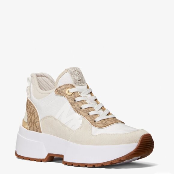 Michael Kors Muse Mesh & Logo Trainer Sneaker - Picture 1 of 4